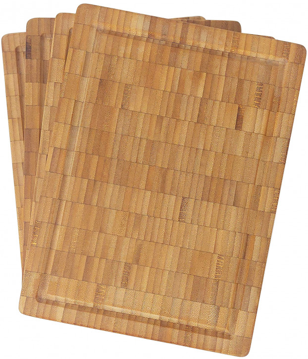 Frühstücksbrettchen Hirnholz S 4er Set