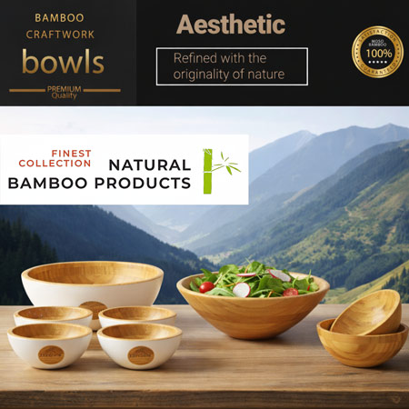 Edelholz Schalen Fotocollage